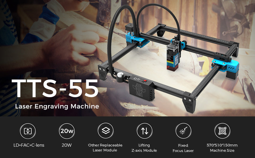 Exploring TwoTrees TTS-55: Laser Engraver Features Unveiled – GearBerry
