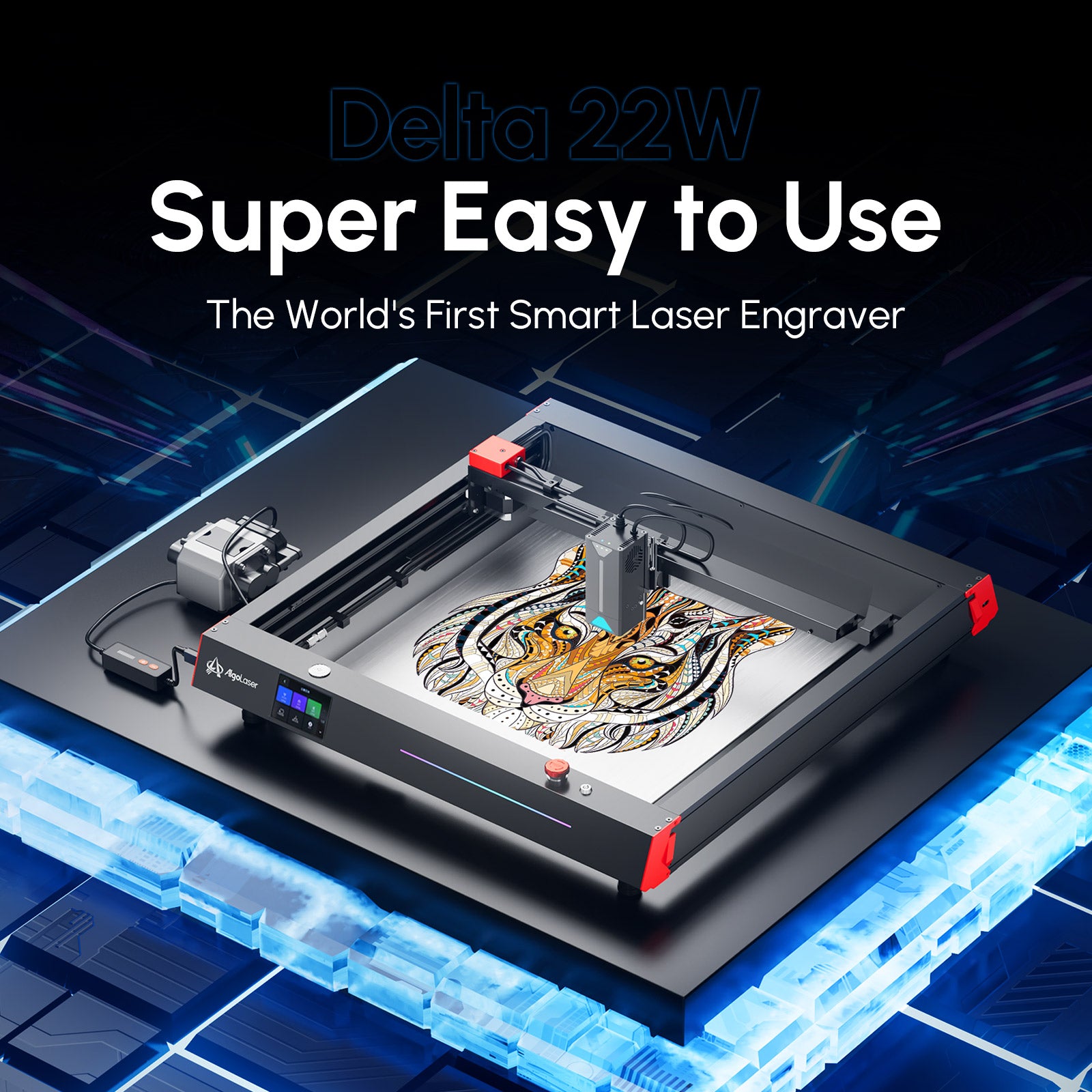 Universal Engraver - 20,000 mW Blue CNC Laser Engraving and