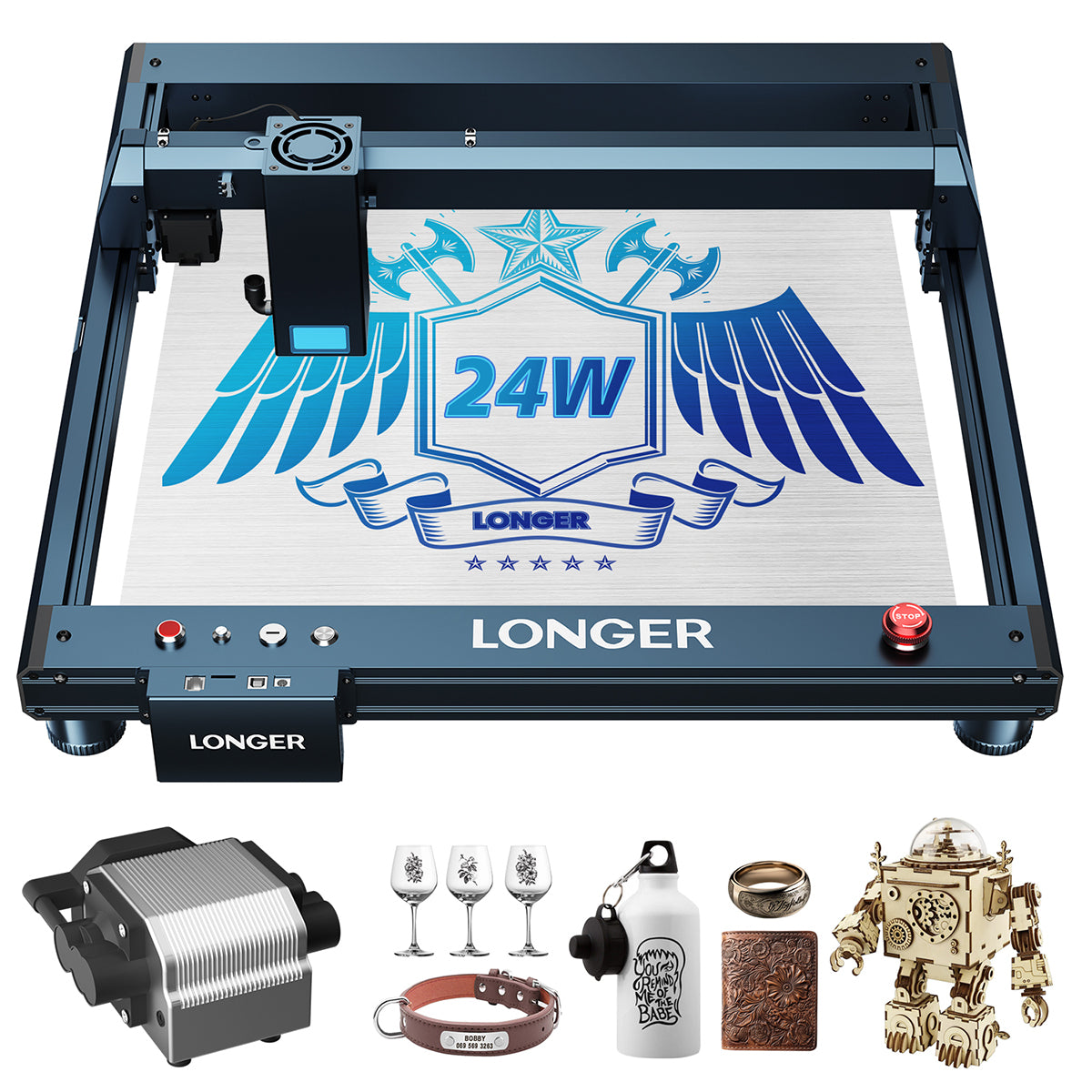 LONGER Laser B1 20W Laser Engraver [Discount&Review] – GearBerry
