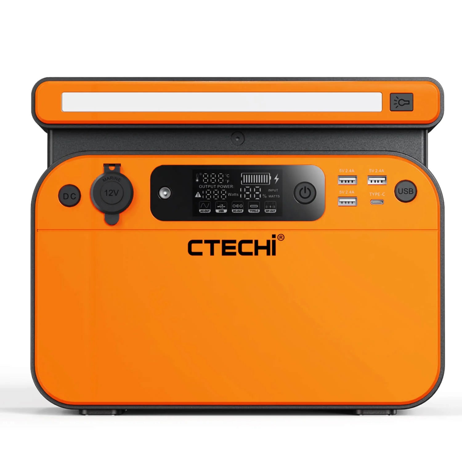 CTECHi Portable Power Station 500W/518Wh LiFePO4 Batterie Generator  Refurbished