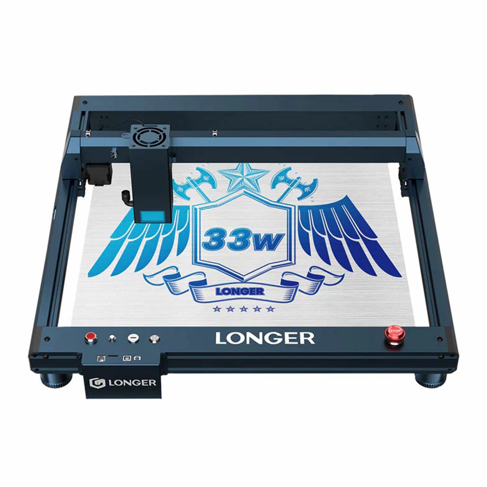 Creality Laser Engraver 22W Output, 120W High Power Laser Engraving Machine CNC, DIY Laser Cutter and Engraver Machine for Metal and Wood, Paper