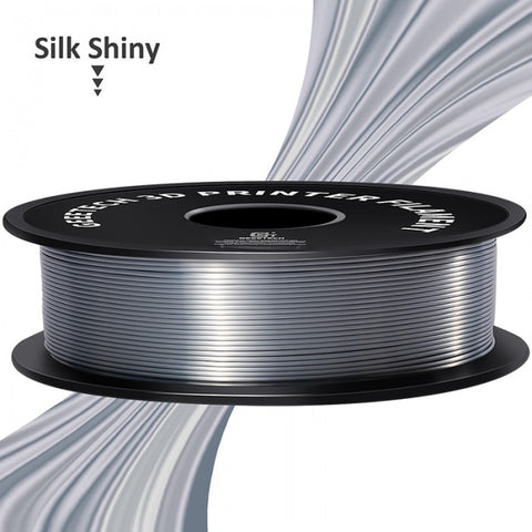 Geeetech Silk Silver PLA Metallic 1.75mm 1kg/roll 2-GearBerry