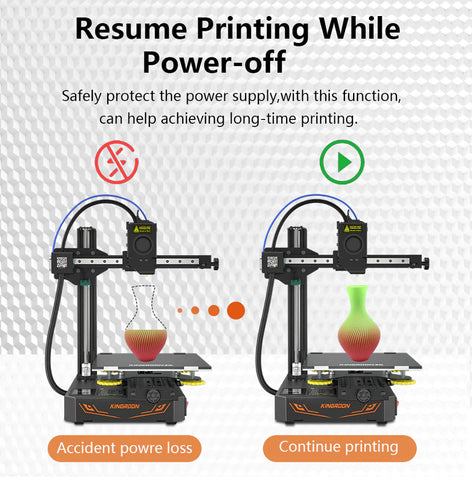 Kingroon KP3S Pro 3D Printer Reviews, Prices, Specs - Resume Printing While Power-off