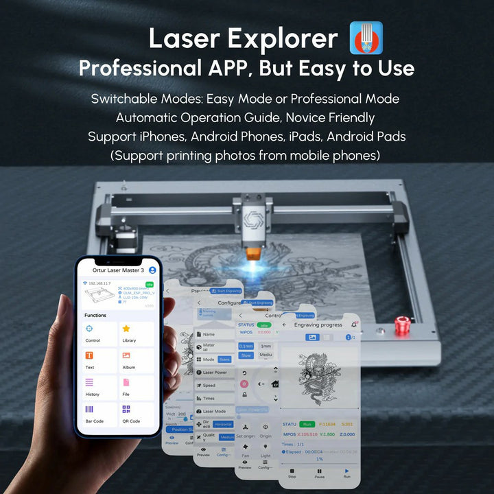Ortur Laser Master 3 Laser Engraver Reviews, Prices &Specs - Laser Explorer App - GearBerry