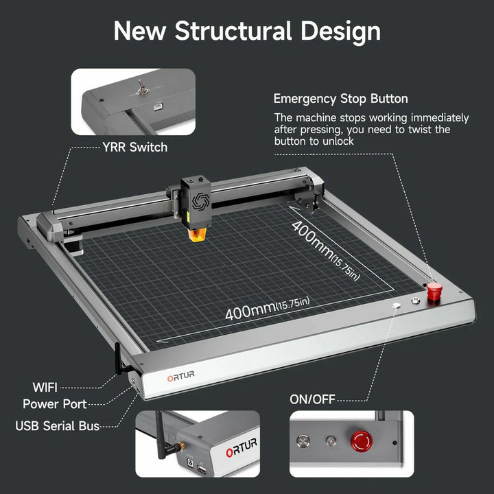 Ortur Laser Master 3 Laser Engraver Reviews, Prices &Specs - New Structural Design - GearBerry